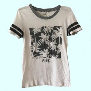 PINK VICTORIA'S SECRET WOMEN'S TEE TOP SIZE M